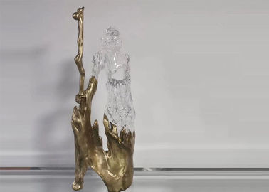 Bom preço. Estátua home da Buda da resina da decoração 66cm e do bronze da carcaça da antiguidade on-line