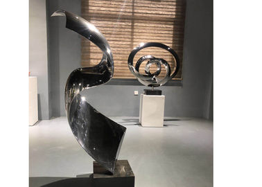 Bom preço. Escultura de aço inoxidável da decoração interna, escultura do aço do metal on-line