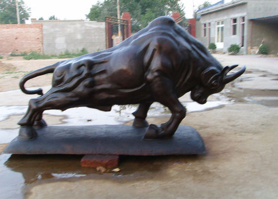 Bom preço. Escultura feita sob encomenda da estátua de Bull do bronze da antiguidade do metal do molde do tamanho on-line