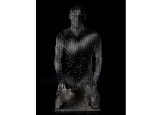 Bom preço. Laser exterior da decoração que corta a escultura de aço inoxidável do Meditator on-line