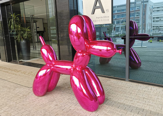Bom preço. escultura de aço inoxidável de revestimento Nano alta do cão do balão de 150cm on-line
