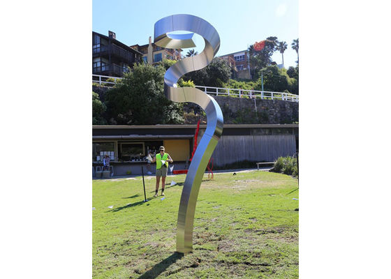 Bom preço. Altura de Matt Stainless Steel Dancer Sculpture 250cm para a decoração exterior on-line