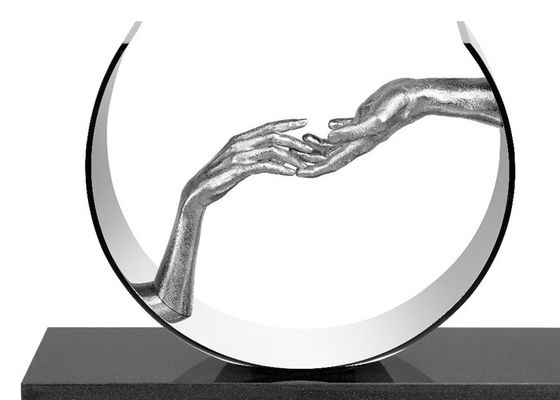 Bom preço. escultura de aço inoxidável do amor da altura de 150cm com base do granito on-line