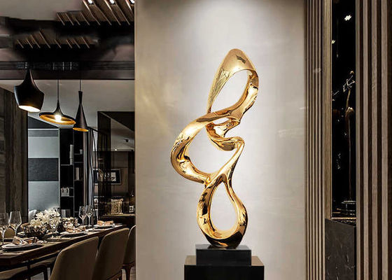 Bom preço. O espelho lustrou 316 a elevação de aço inoxidável de Art Sculptures 100cm para a decoração do hotel on-line