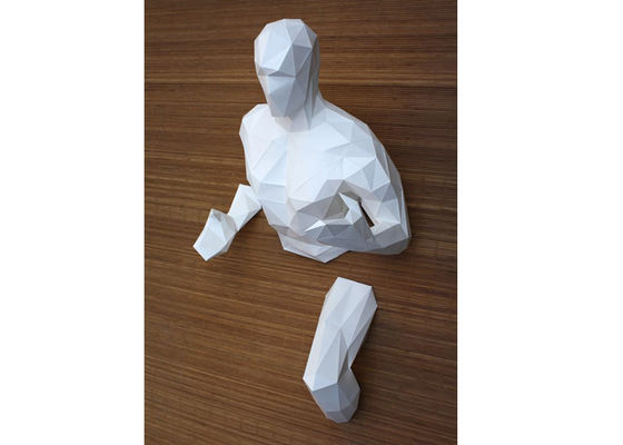 Bom preço. escultura de aço inoxidável pintada altura do homem da parede de 180cm on-line