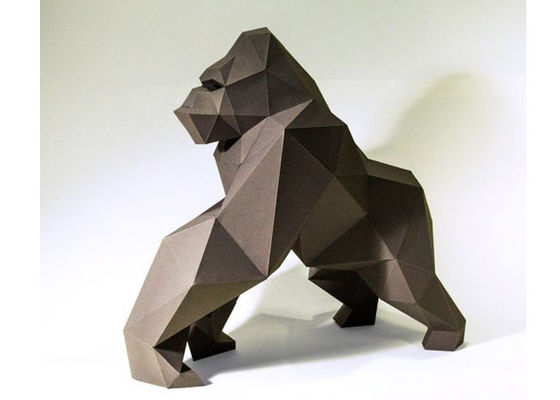 Bom preço. O contemporâneo pintou a altura de aço inoxidável da escultura 100cm do macaco on-line