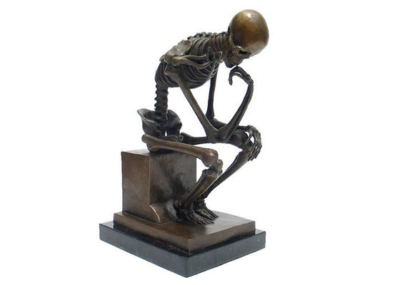 Bom preço. Vida - estátua contemplativo de assento de bronze ocidental do homem da antiguidade do tamanho on-line